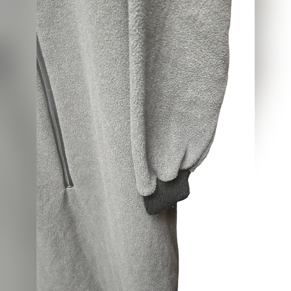 Trailridge Grey Fleece PJ Pajama Sack Sleep Lounger Adult One Size OS - Picture 5 of 10